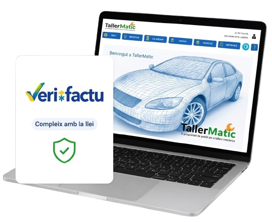 Programari per a tallers mecànics compatible amb PC tauleta i mòbil
