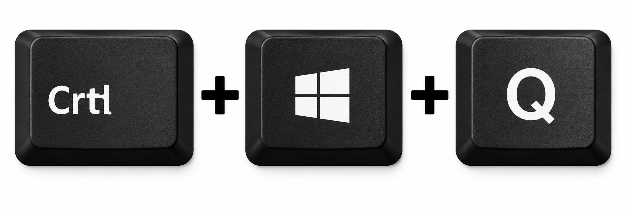 Obrir Assistència ràpida de Windows amb Ctrl més Windows més Q