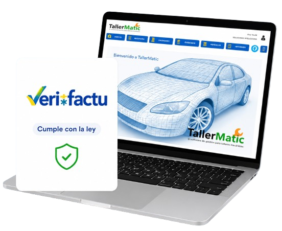 Software para talleres mecánicos compatible con PC tablet y móvil